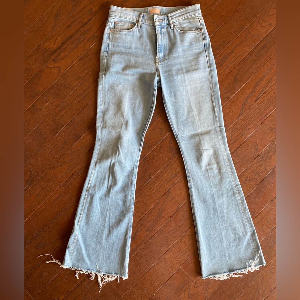 MOTHER jeans flair wide leg